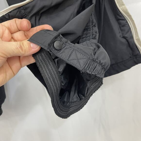 LL Bean Men's Insulated Ski Snow Pants Beige / Black Nylon Sz Medium 30 Inseam - Picture 10 of 15